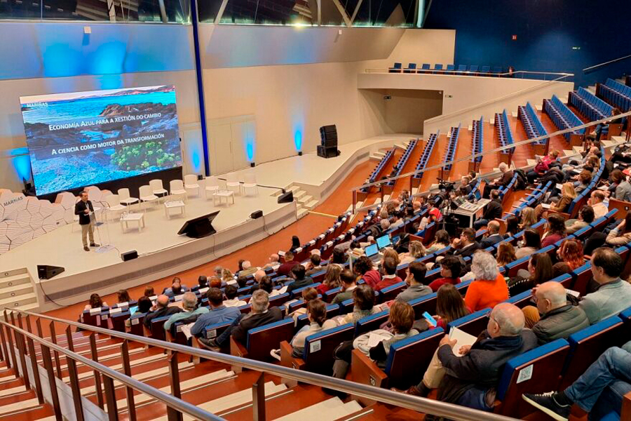 A Cidade da Cultura acolle a 200 expertos nun encontro dos sectores do mar cos científicos participantes no  Programa de Ciencias Mariñas de Galicia