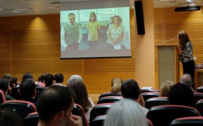 José Luis Garrido (IIM), Iago Lema (IES Castelao) y Belén Villar (IES Castelao)