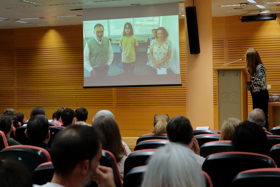 José Luis Garrido (IIM), Iago Lema (IES Castelao) y Belén Villar (IES Castelao)